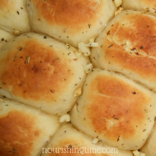 Sourdough Garlic Bread Rolls