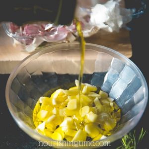 Crushed Garlic Steeping In Olive Oil For Ear Infections