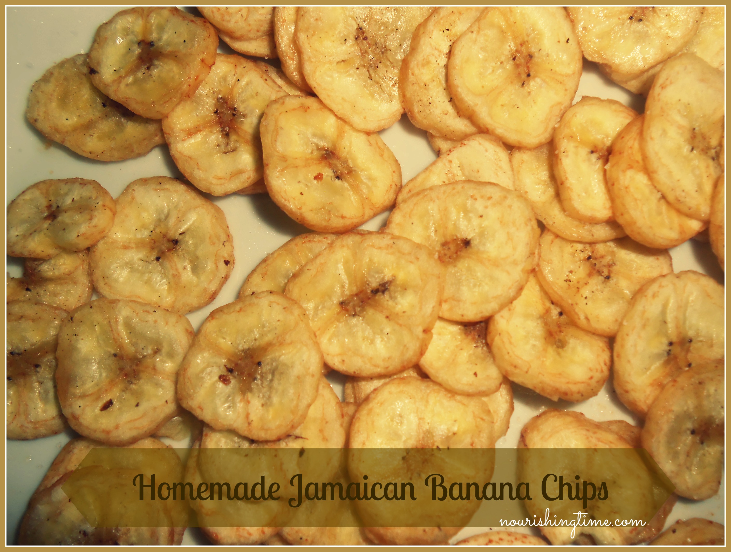 Homemade Jamaican Banana Chips