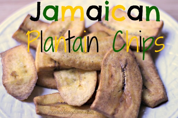 Homemade Jamaican Plantain Chips
