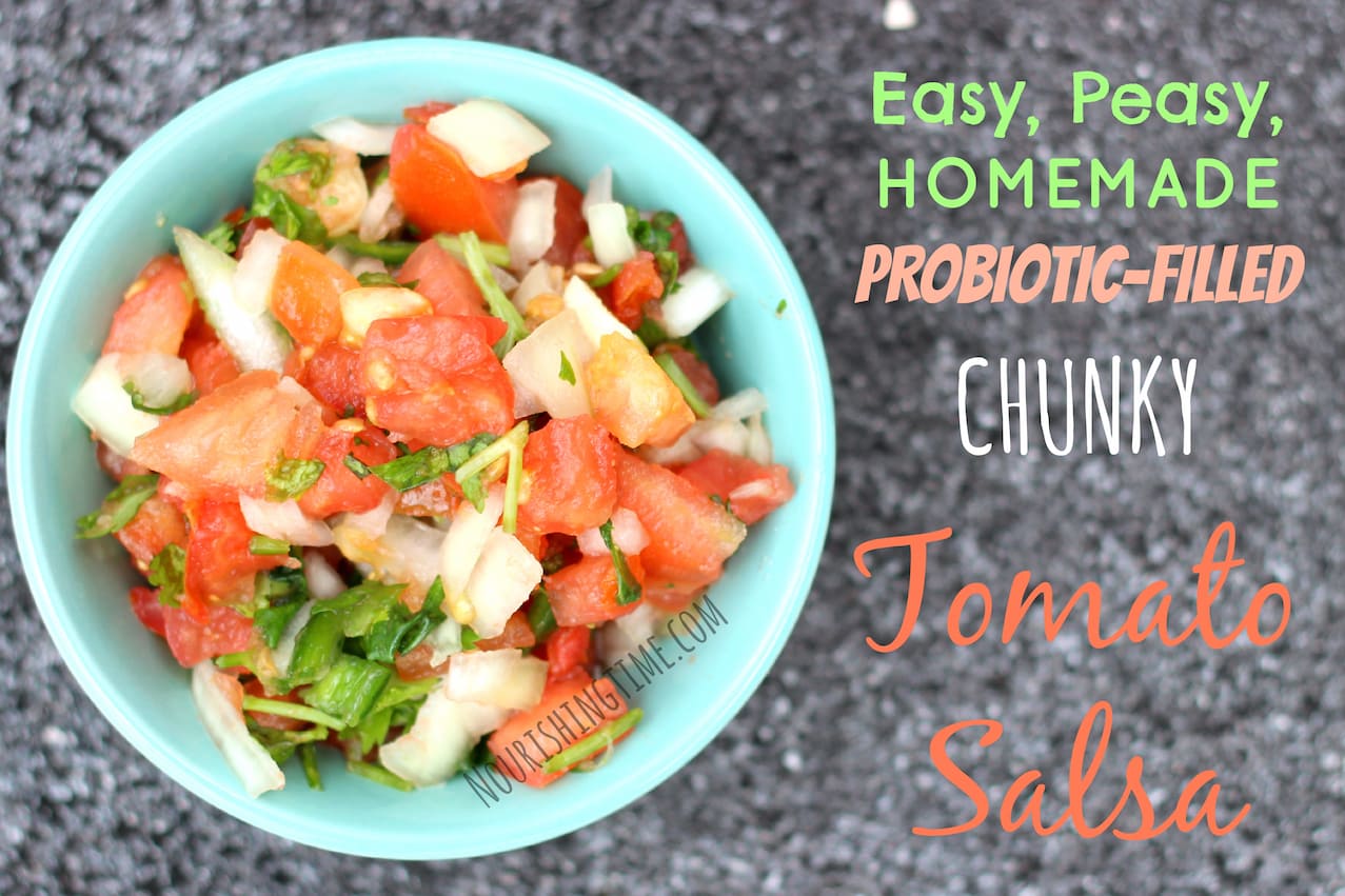 Chunky Lacto-Fermented Tomato Salsa