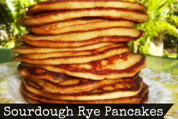 Sourdough Rye Pancakes